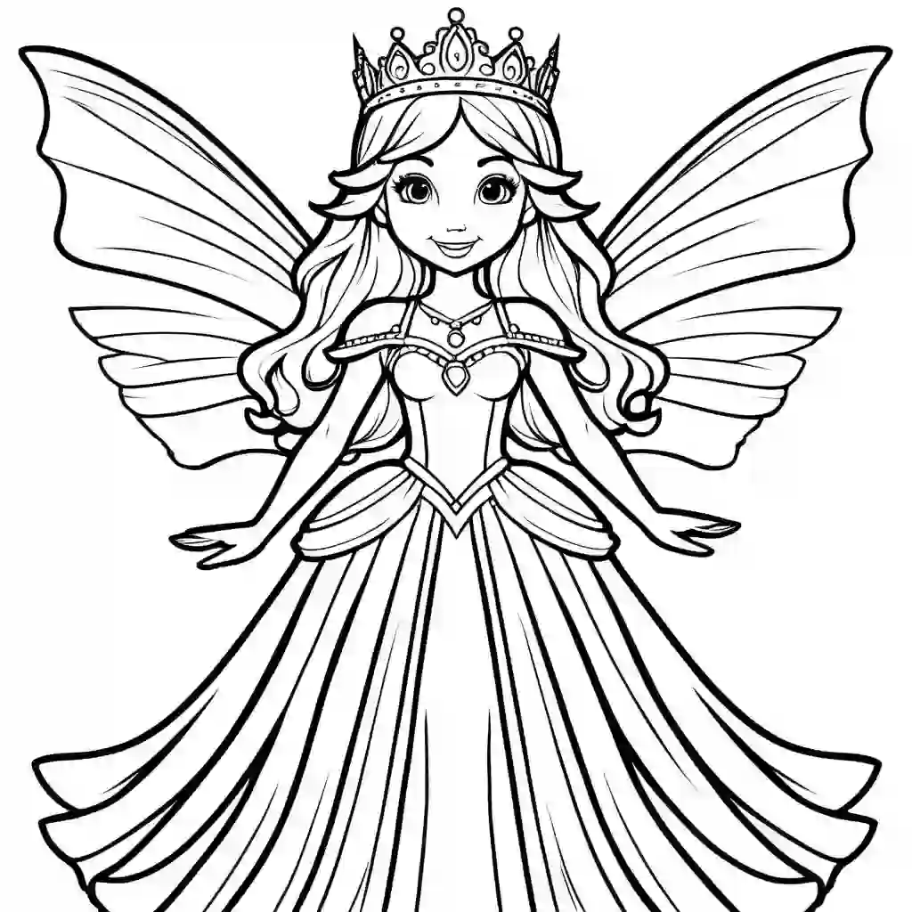 Fairy Princess coloring pages